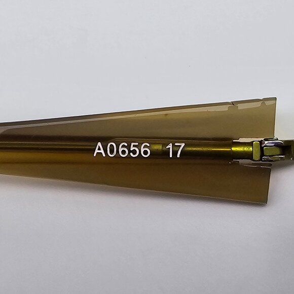 Alain Mikli A0656 17 Lime Green Semi Rimless Eyeglasses Frame w Flexhinge France - Picture 7 of 14